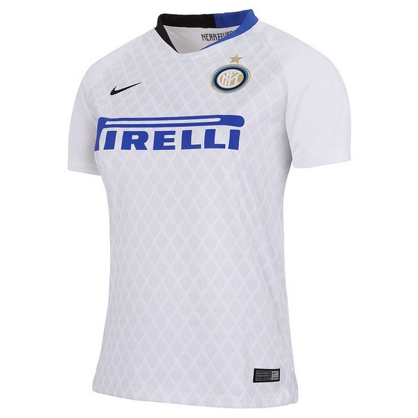 Camiseta Inter De Milán Replica Segunda Ropa Mujer 2018/19 Blanco